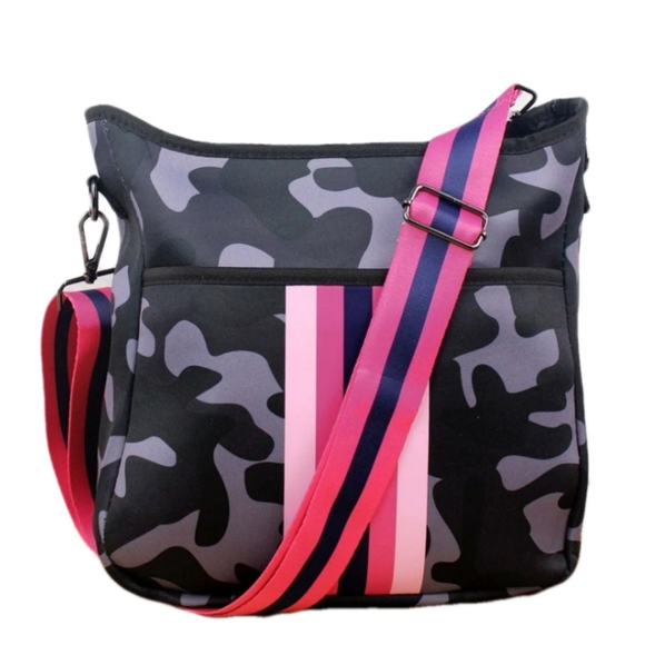Handbags - CAMO NEOPRENE CROSSBODY